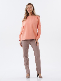 Брюки классические с карманами капучино Брюки классические с карманами капучино