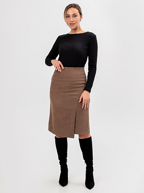 Юбка из вельвета коричневая Юбка из вельвета коричневая